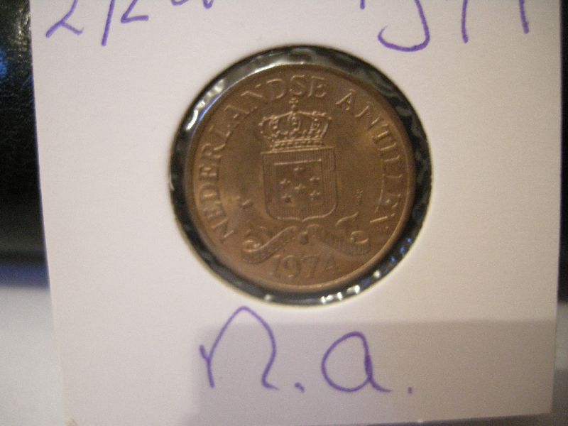 (afbeelding voor) 2,5 Cent 1974 Nederlandse Antillen FDC